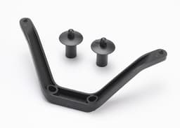 TRX-6715 Body mount (1)/ body mount post (2) (f)