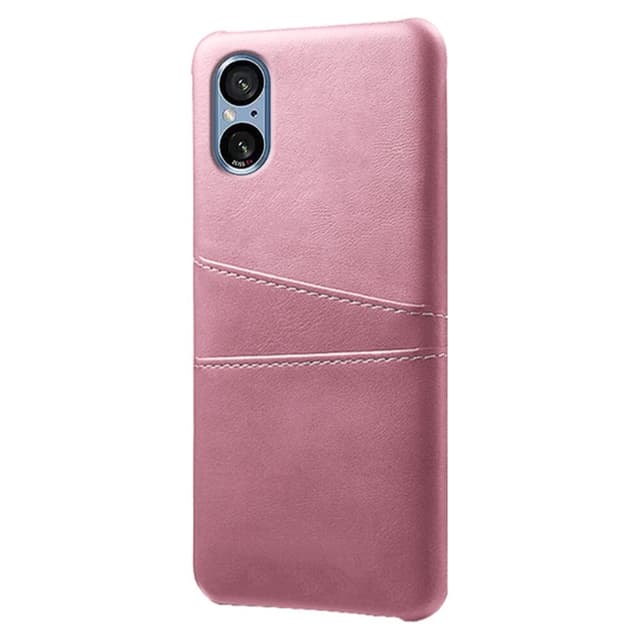 SKALO Sony Xperia 5 V PU-læder Kortholder Cover - Rosa guld