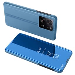SKALO Xiaomi 13T/13T Pro Clear View Mirror Etui - Blå