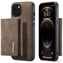 DG MING iPhone 15 Cover med aftagelig pung - Grå