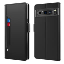 SKALO Google Pixel 8 Korthållare Spegel Plånbok - Svart
