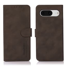 SKALO Google Pixel 8 KHAZNEH Plånboksfodral i PU-Läder - Brun