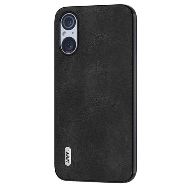 SKALO Sony Xperia 5 V ABEEL PU læder Cover - Sort