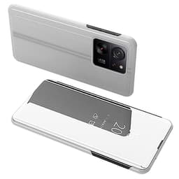 SKALO Xiaomi 13T/13T Pro Clear View Mirror Etui - Sølv