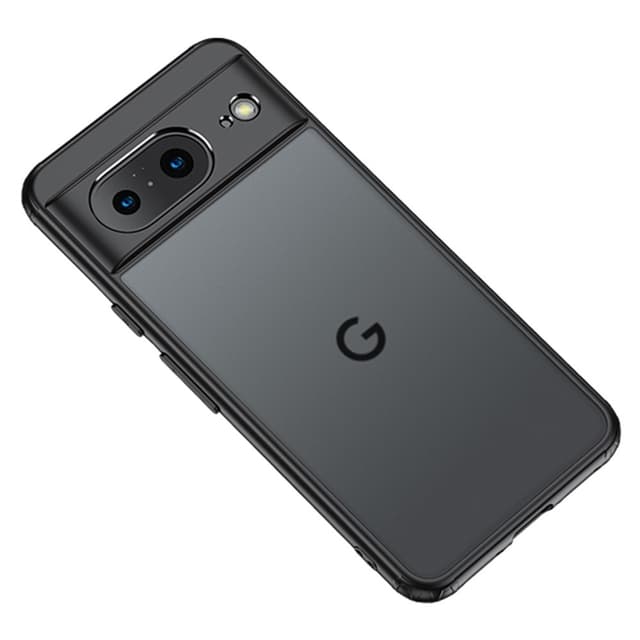 SKALO Google Pixel 8 TPU Clear Hybrid Skal - Svart