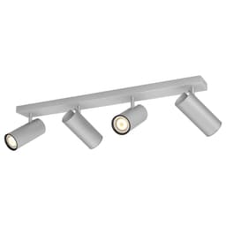 Philips Hue White ambiance Buratto firedobbelt spotlys (alu)