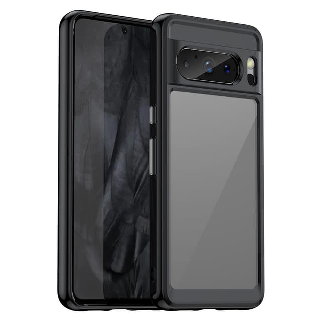 SKALO Google Pixel 8 Pro Väri Puskurin Suojakuori - Musta