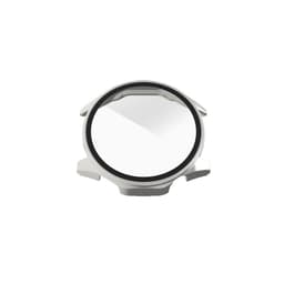 PC-kotelo, jossa karkaistu lasi näytönsuoja Huawei Watch GT4 41mm:lle Hopea