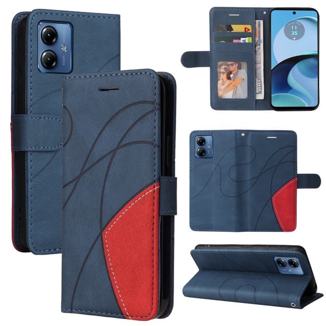 Til Motorola Moto G14 KT-serie-1 dobbeltfarve