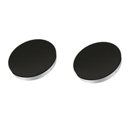 Zens Qi trådlös laddningsplatta 2 st (svart/silver)