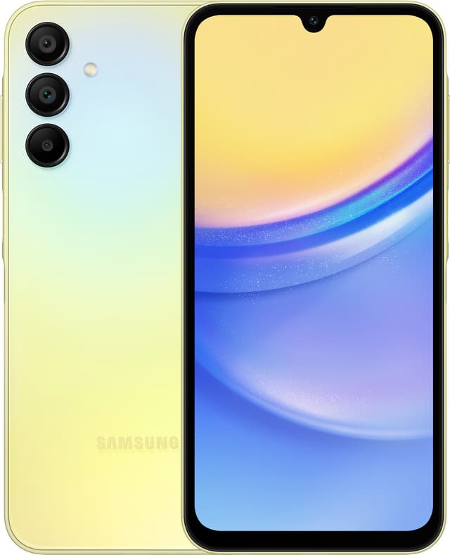 Samsung Galaxy A15 5G smarttelefon 4/128GB (gul)