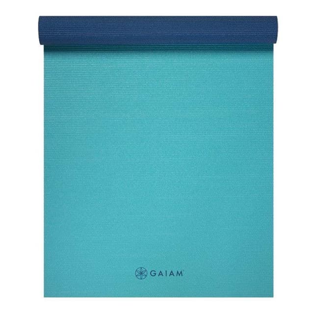 Gaiam Open Sea 2-Color Yoga Mat 4mm Classic, Yogamattor