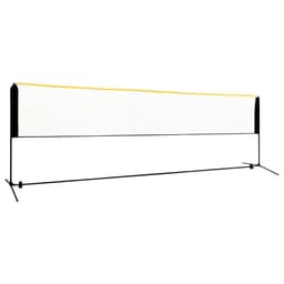 vidaXL Justerbart badmintonnät 500x103x94-158 cm metall