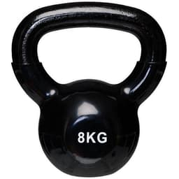 Budo-Nord Kettlebell vinyl sort 8 kg