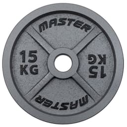 Master Fitness Master Inronplate Machined, Levypainot Rauta 15 kg