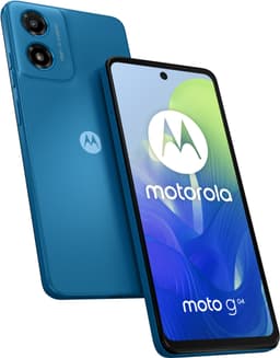 Motorola G04 smarttelefon 4/64GB (blå)