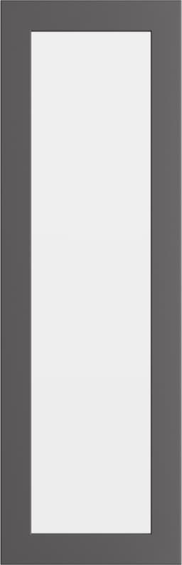 Epoq Trend Eco lasinen kaapinovi keittiöön 30x92 cm (grafiitti)