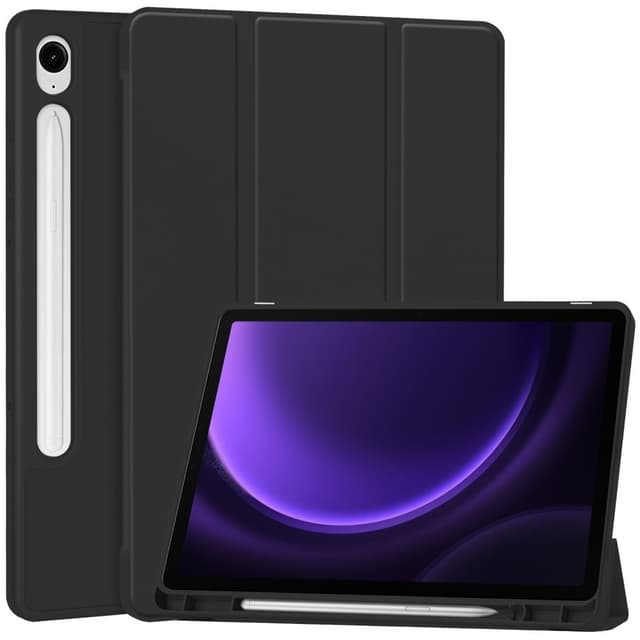 Slim Fit Cover Fodral Till Samsung Galaxy Tab S9 FE - Svart