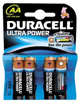 Duracell AA Alkaline Ultra Power batterier