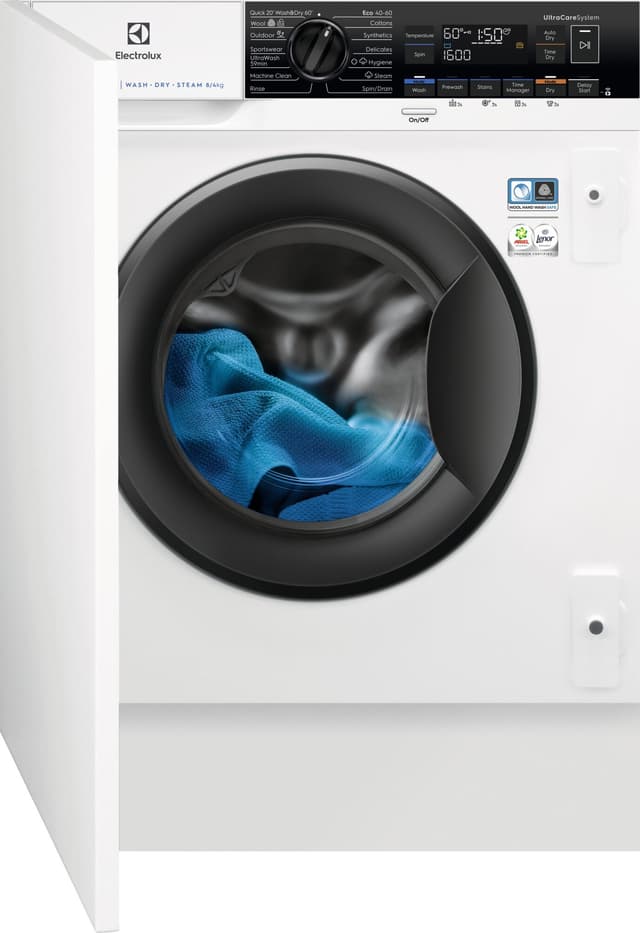 Electrolux Serie 800 Kombineret Vaskemaskine/Tørretumbler EW8WB864T3 (8/4kg)