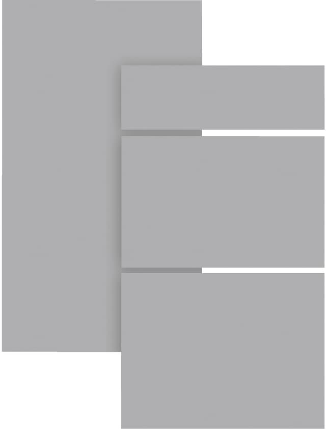 Epoq Trend Eco kaapinovi keittiöön 50x22 (vaaleanharmaa)