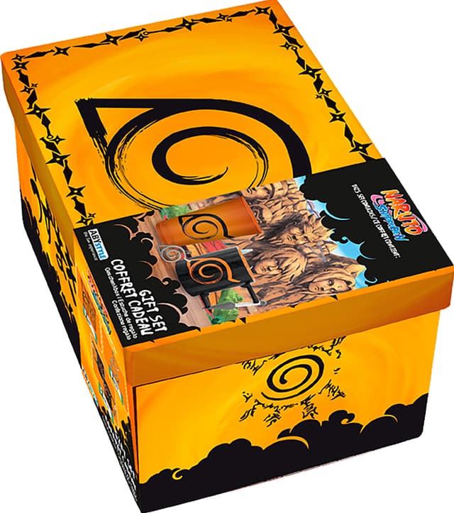 ABYStyle Naruto Shippuden sett med glass, 3D-krus og nøkkelring