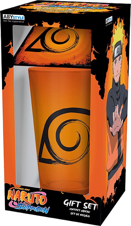 ABYstyle Naruto Shippuden kopp med underlägg 400ml