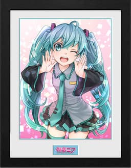 GB eye Hatsune Miku innrammet plakat