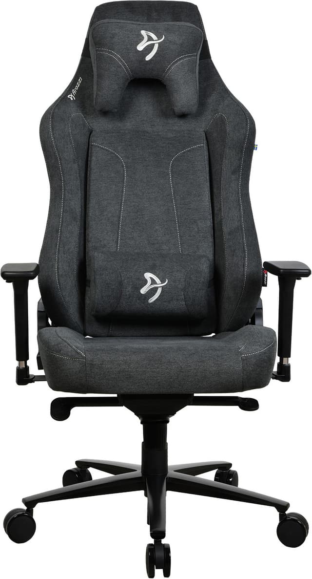 Arozzi Vernazza XL SoftFabric gamingstol (mörkgrå)