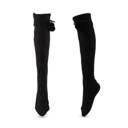 Overknee strumpor 1 par Svart