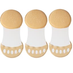 3 par Ice Silk Invisible Sole-strumpor Beige