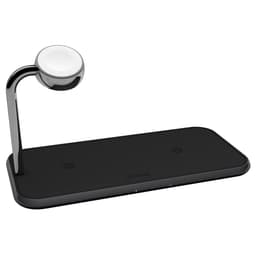 Zens dobbelt + Watch Qi trådløs Aluminiums opladningsplade (sort)