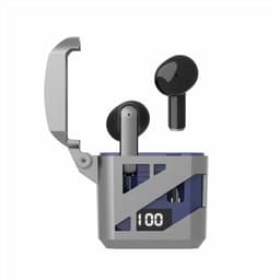 Trådløse ørepropper bluetooth 5.3 touch TWS GT02 gaming in-ear ørepropper Blå