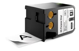DYMO XTL All-Purpose Vinyl Labels, 54mm, black on white