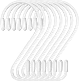 S-koukut keittiövälineille 12 kpl White