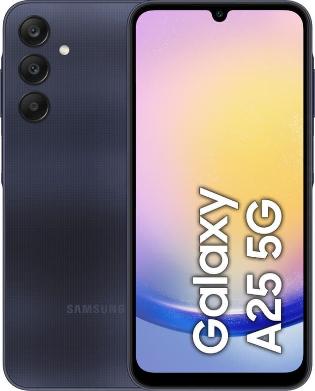 Samsung Galaxy A25 5G smarttelefon 6/128GB (sort)