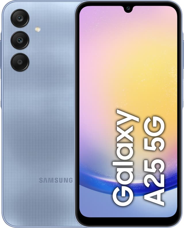 Samsung Galaxy A25 5G smarttelefon 6/128GB (blå) - Elkjøp