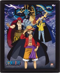 One Piece (Land of Wano) 3D lentikulær plakat