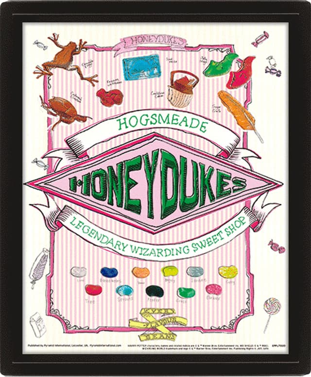 Harry Potter (Honeydukes) 3D lentikulær plakat