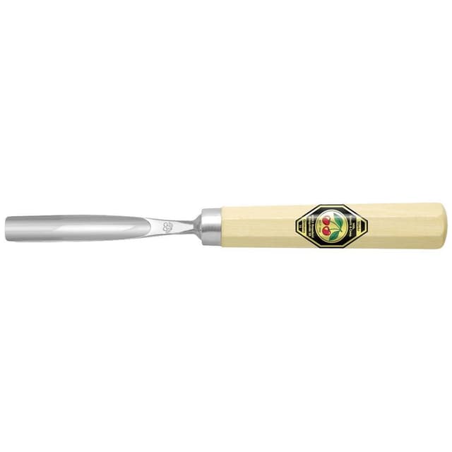 Karvsnittsmejsel med vitboksskaft 4 mm Kirschen 3219004