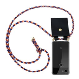 Google PIXEL 3A Etui Cover Kæde (Blå)