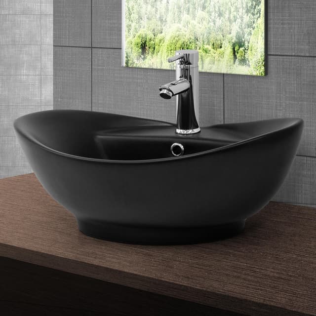 Tvättställ 59x20,5x39,5 cm Vit keramik ML-Design