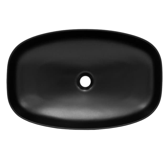 Keramiskt handfat för fåfänga bänkskiva handfat 605 x 380 mm