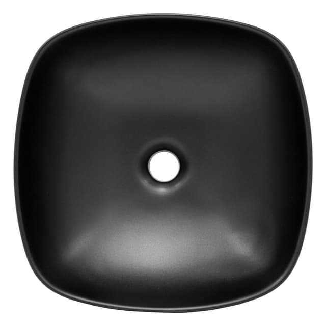 ECD Germany tvättställ - 405 x 405 x 140 mm - tillverkat av keramik - vit