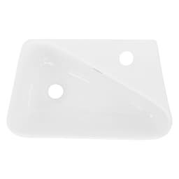 ML-Design Tvättställ i keramik Vit 45x27x13 cm Vinklat