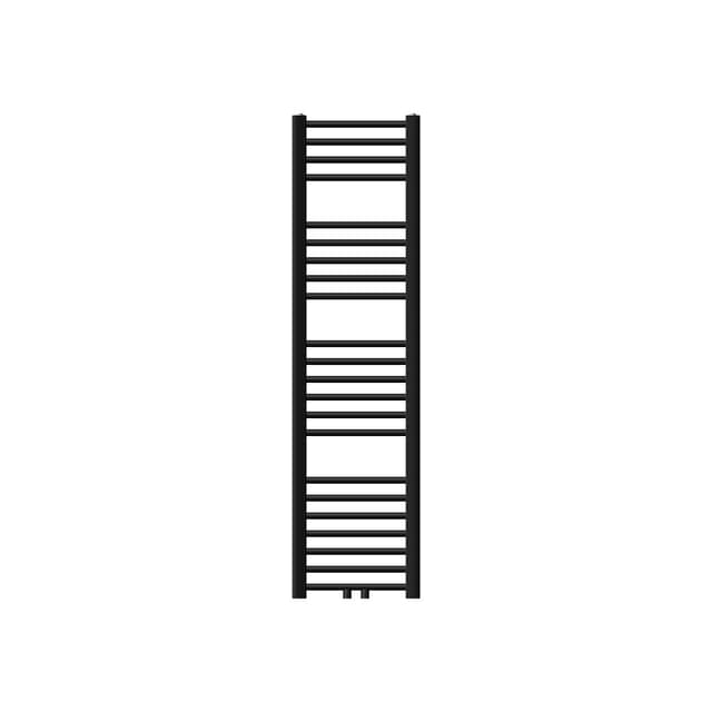 Badrumsradiator Sahara Centrumanslutning Svart 30x140cm