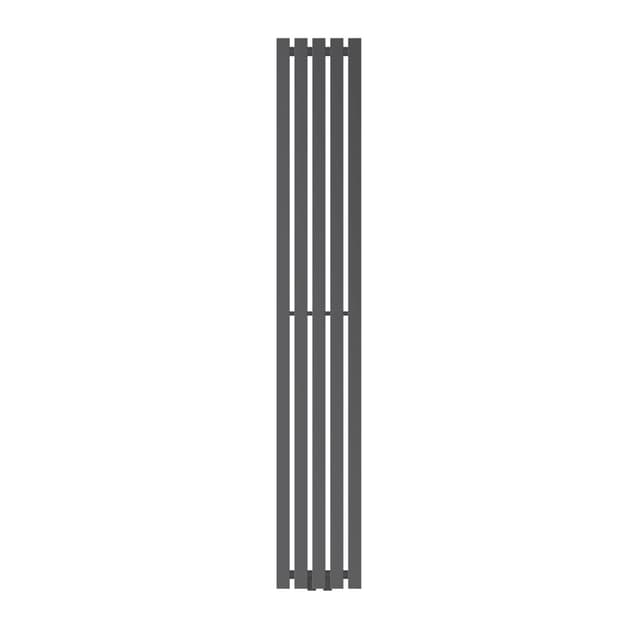 Stella designradiator Panelradiator Radiator 26x180cm antracit