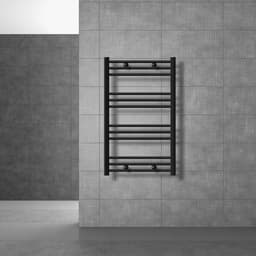 Badeværelsesradiator Sahara 600x800 mm sort mat LuxeBath