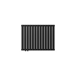 LuxeBath dobbeltlags panelradiator, 780x600 mm, stål, mat sort