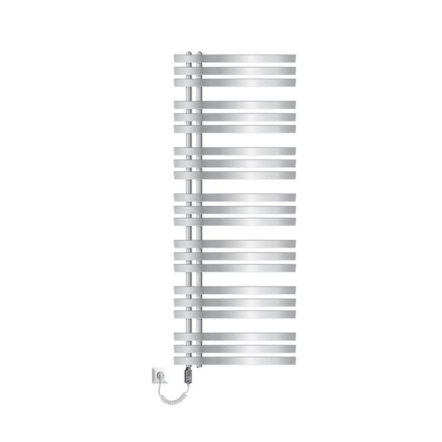 Badrumsradiator Iron EM med värmeelement 1200W 600x1600 mm Krom